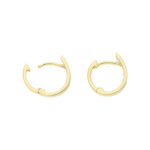 Creolen Silber 925 Gold plattiert Zirkonia JL20-06-1385...