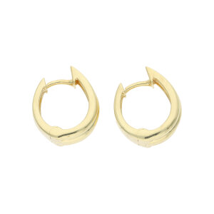 Creolen Silber 925 Gold plattiert JL20-06-1389 JuwelmaLux