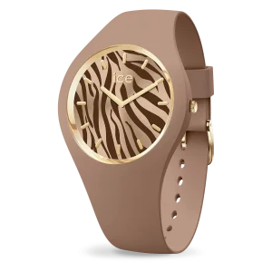 Ice-Watch Damen Armbanduhr Ice Wild 025893 Mocha Zebra