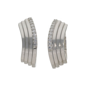 Creolen Silber 925 Zirkonia JL20-06-1391 JuwelmaLux