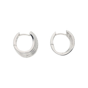 Creolen Silber 925 Zirkonia JL20-06-1391 JuwelmaLux