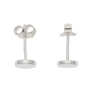 Runde Ohrstecker in Silber 925 rhodiniert JL53-06-0084...