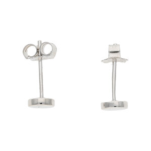 Runde Ohrstecker in Silber 925 rhodiniert JL53-06-0086...