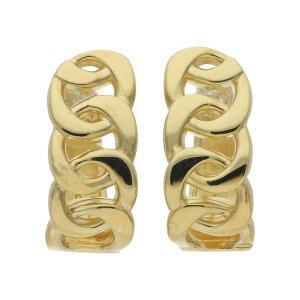 Creolen Silber 925 Gold plattiert JL20-06-1404 JuwelmaLux