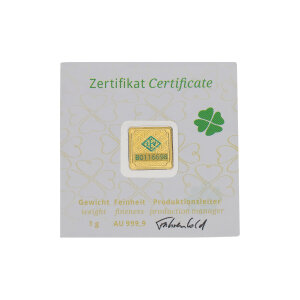 Goldbarren 1 Gramm 999 Feingold Geiger Edelmetalle...