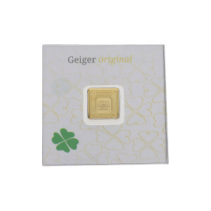 Goldbarren 1 Gramm 999 Feingold Geiger Edelmetalle...