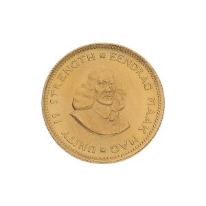 Goldmünze 916 Gold Südafrika 1-Rand...