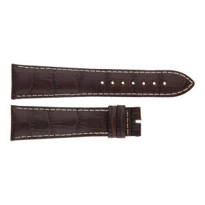 Uhrenarmband echt Leder 2430622920 dunkelbraun...