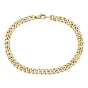 Goldarmband Panzer massiv XL ca. 24,5 Lang Gold 585 Second Hand 25326408 getragen wie neu 24.5cm