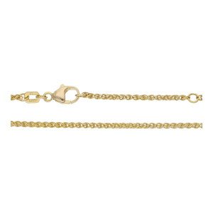 Second Hand Goldkette 375 Zopf 25326411 getragen wie neu