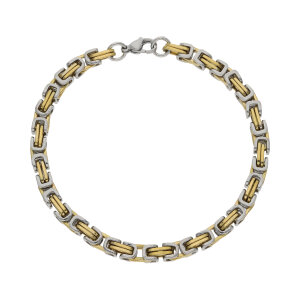 Königsketten Armband Herren Bicolor JL28-03-1078...