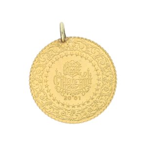 Ceyrek Altin Cumhuriyet türkische Goldmünze 916 Gold ca. 1,82 gramm mit Öse versch. Jahrgänge