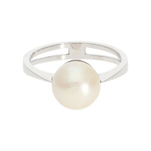 Perlen Ring Weißgold 585 Akoya Zurchtperlen ca.9,0...