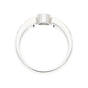 Diamantring Damen Weißgold 585 Lupenrein Brillant...