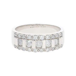 Cocktail Ring Weißgold 585 25x Brillanten ca. 0,75...