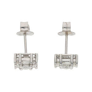Diamant Ohrstecker Gold 585 (14 Karat) Second Hand...