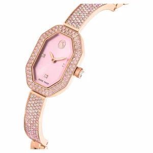 Swarovski Dextera Armreifuhr 5717588 Schweizer Produktion, Rosa, Roségold plattiert