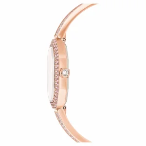 Swarovski Dextera Armreifuhr 5717588 Schweizer Produktion, Rosa, Roségold plattiert