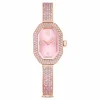Swarovski Dextera Armreifuhr 5717588 Schweizer Produktion, Rosa, Roségold plattiert