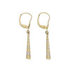 Ohrhänger Damen Bicolor Gold 333 Second Hand 25326446 getragen wie neu