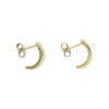 Goldene Damen Halbcreolen Gold 585 massiv Second Hand 25326449 getragen wie neu