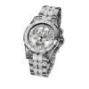 Herbelin Newport Trophy Chrono Grand Sport 34490-BAW89 Edelstahl, Perlmutt, Diamanten