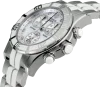 Herbelin Newport Trophy Chrono Grand Sport 34490-BAW89 Edelstahl, Perlmutt, Diamanten
