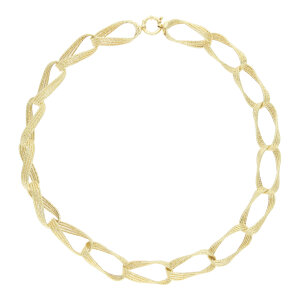 Italinische Halskette leicht Gold 585 Second Hand...