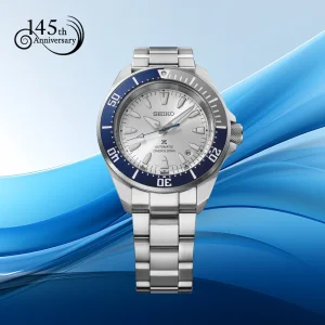 Seiko Uhr Herren Prospex Automatik Divers HBB001K1 Edelstahl, Blau, 145th Anniversary Limited Edition