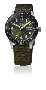 Seiko Uhr Herren 5 Sports Field Series Automatik HDB008K1 Edelstahl, Nylon, Grün