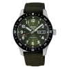 Seiko Uhr Herren 5 Sports Field Series Automatik HDB008K1 Edelstahl, Nylon, Grün