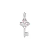 Seinerzeit Pink Paw Schlüssel Anhänger SZA-3998-492 Silber 925, Zirkonia