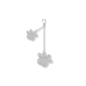 Seinerzeit Paw Pfoten Anhänger SZA-3990-260 Silber...