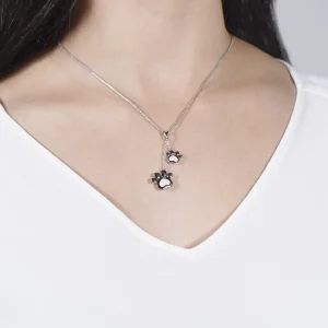 Seinerzeit Paw Pfoten Anhänger SZA-3990-260 Silber...