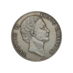 Silbermünze 23,1 Gramm Ludwig II. Silber 925...