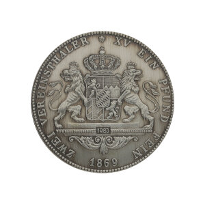 Silbermünze 23,1 Gramm Ludwig II. Silber 925...