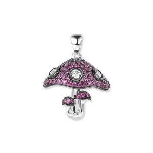 Seinerzeit Moss Pilz Anhänger SZA-3990-484 Silber...