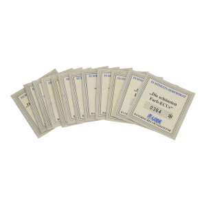 Münzsammlung "Die Schönsten Farb-ECUs" Komplettset 12 Münzen Kupfer-Nickel vergoldet, farbemailliert Bayerisches Münzkontor KNM-PP-384G-DSF-MS