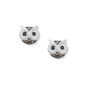 Seinerzeit Merlin Eulen Ohrringe SZA-2990-119 Silber 925,...