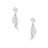Seinerzeit Sofia Schwan Ohrringe SZA-2990-442 Silber 925, Zirkonia