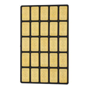 Tafelbarren 999 Feingold 25 x 1 Gramm GB-TB-25.0G-HUM-KAP...