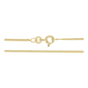 Kette Gold 333 Flachpanzer diamantiert JL48-05-0151...