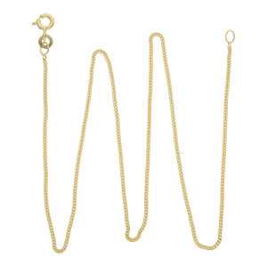 Kette Gold 333 Flachpanzer diamantiert JL48-05-0151 JuwelmaLux