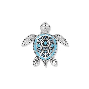 Seinerzeit Sheela Aqua Schildkröten Anhänger...