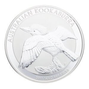 Silbermünze 1 Kilogramm 999 Feinsilber...