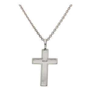 Kreuz Anhänger Silber 925 mattiert JuwelmaLux...