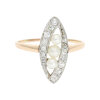 Damenring Antik Rosegold 585 Diamant Perle Second Hand 25326470 getragen wie neu