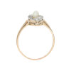 Damenring Antik Rosegold 585 Diamant Perle Second Hand 25326470 getragen wie neu
