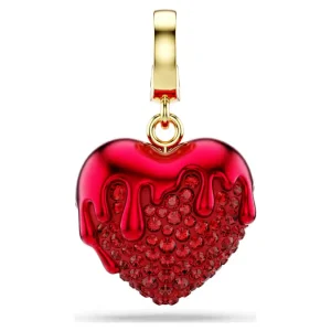 Swarovski Idyllia Charm 5742994 Rundschliff, Herz, Rot,...