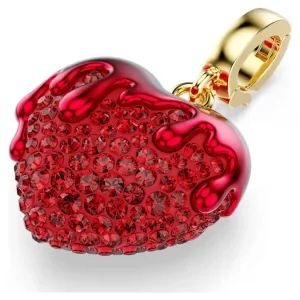 Swarovski Idyllia Charm 5742994 Rundschliff, Herz, Rot,...